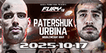 Fury FC 110 - Patershuk vs. Urbina - Oct 17