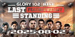 Glory 102 vs. Rise - Last Featherweight Standing - Aug 2
