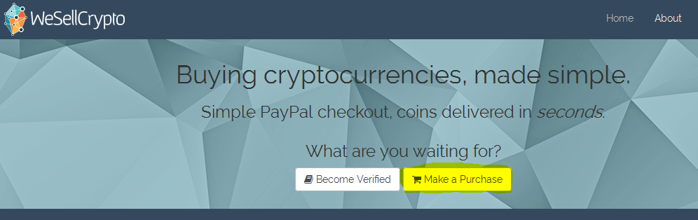 Purchase button screenshot