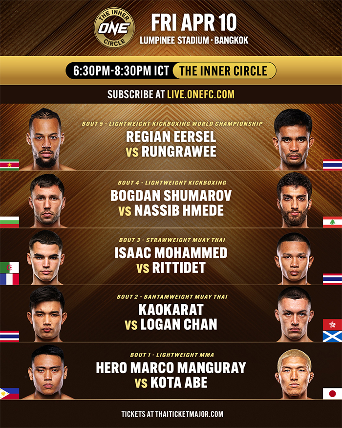  ONE Friday Fights 150 - Kompetch vs. Attachai Official Fight Card