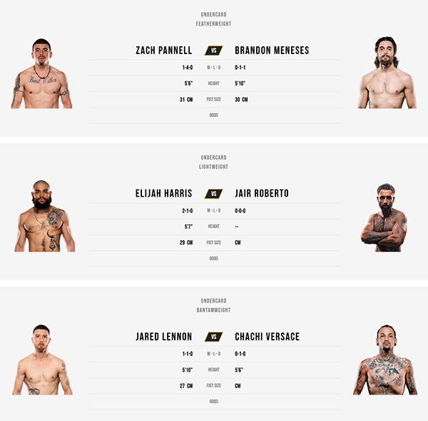  BKFC 86 - Lane vs. Pague Fight Card