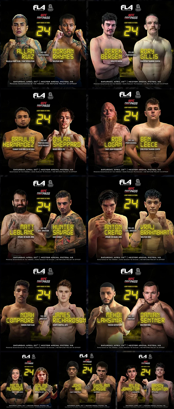  FLA 24 - Rhynes vs. Ruiz Official Fight Card
