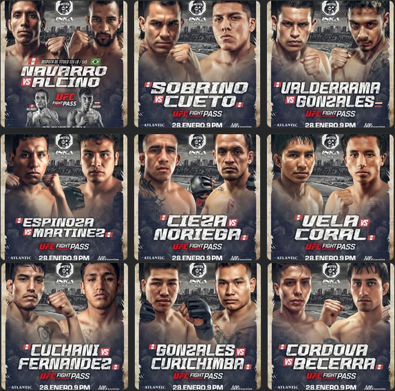  Inka 53 - Navarro vs. Alcino - Fight Card