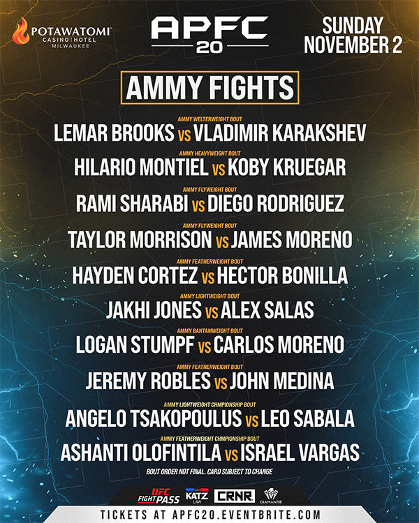 Anthony Pettis FC 20 - Milwaukee Fight Night 9 - Dunlap vs. Tovar Official Fight Card Amateur Card  Anthony Pettis FC 20 - Milwaukee Fight Night 9 - Dunlap vs. Tovar Official Fight Card Amateur Card