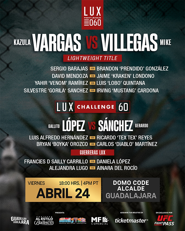  Lux Fight League 60 - Vargas vs. Villegas