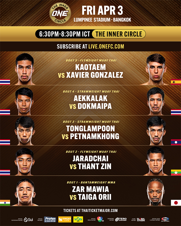  ONE Friday Fights 149 - Tomyamkoong vs. Maximus Official Fight Card