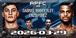 APFC 23 - Milwaukee Fight Night 10 - Wanderley vs. Perez - Mar 29