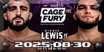Cage Fury FC 145 - Lewis vs. Orozco - Aug 30