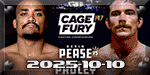 Cage Fury FC 147 - Pease vs. Pauley - Oct 10