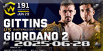 Cage Warriors 191 - Gittins vs. Giordano - Jun 28
